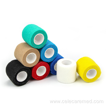 Colored Self-Adhesive Non-Woven Cohesive Bandage
